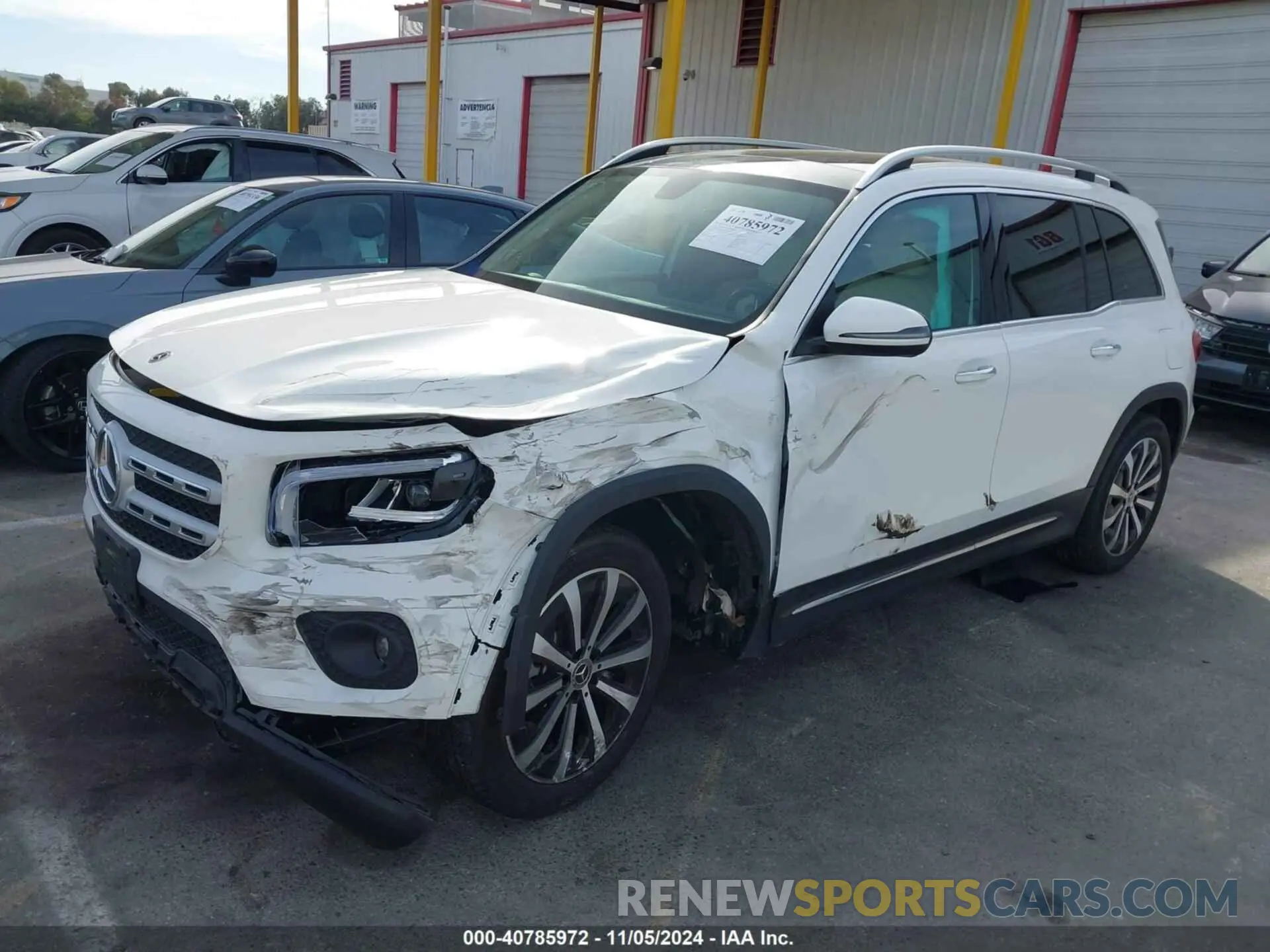 2 fotografías del automóvil dañado W1N4M4HB0PW331082 MERCEDES-BENZ GLB 250 2023
