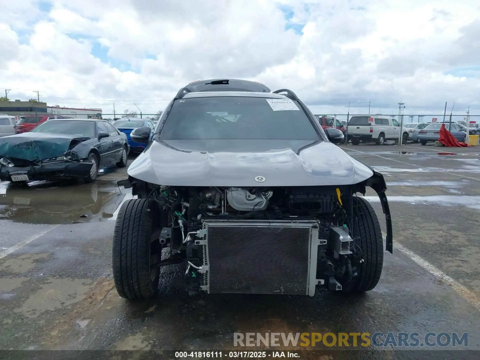 6 fotografías del automóvil dañado W1N4M4HB7PW264075 MERCEDES-BENZ GLB 250 2023