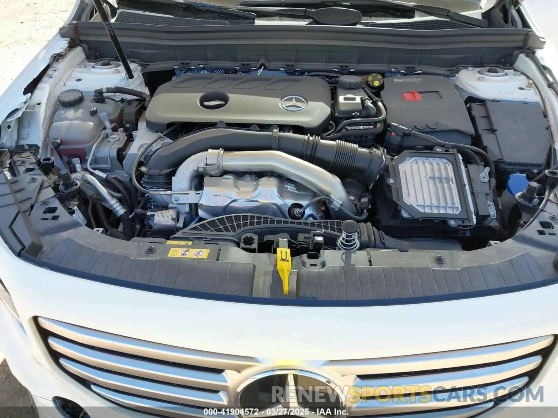 10 fotografías del automóvil dañado W1N4M4GB8SW405195 MERCEDES-BENZ GLB 250 2025