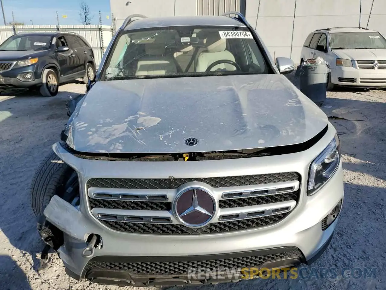 5 fotografías del automóvil dañado W1N4M4GB3LW070655 MERCEDES-BENZ GLB-CLASS 2020