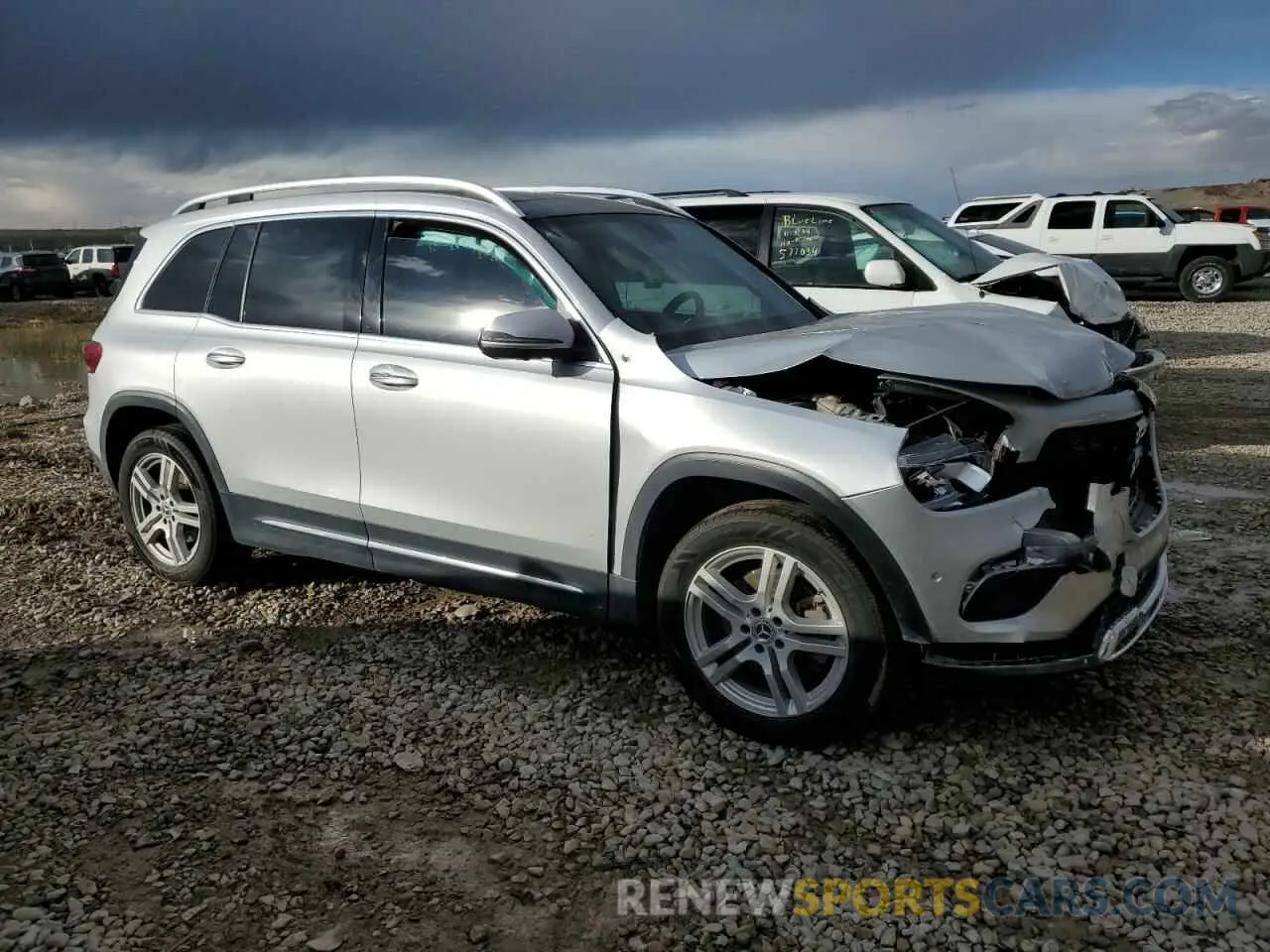 4 fotografías del automóvil dañado W1N4M4HB0LW044058 MERCEDES-BENZ GLB-CLASS 2020