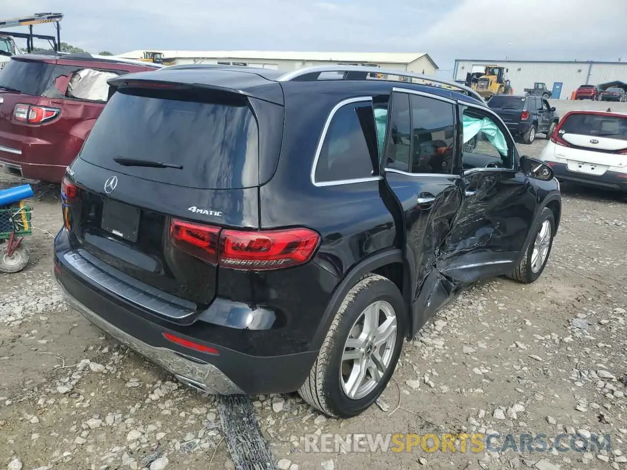 3 fotografías del automóvil dañado W1N4M4HB2LW025687 MERCEDES-BENZ GLB-CLASS 2020
