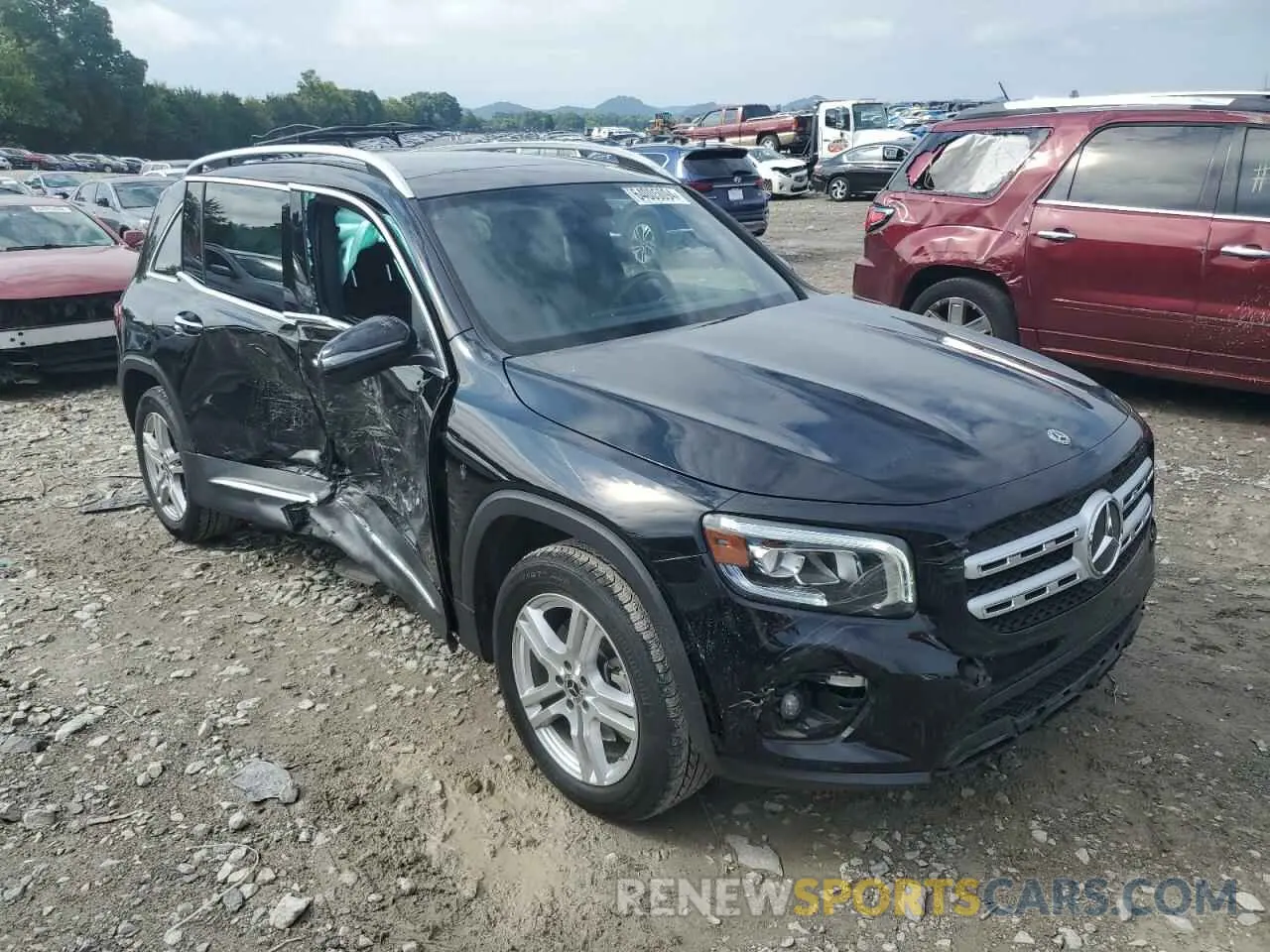 4 fotografías del automóvil dañado W1N4M4HB2LW025687 MERCEDES-BENZ GLB-CLASS 2020