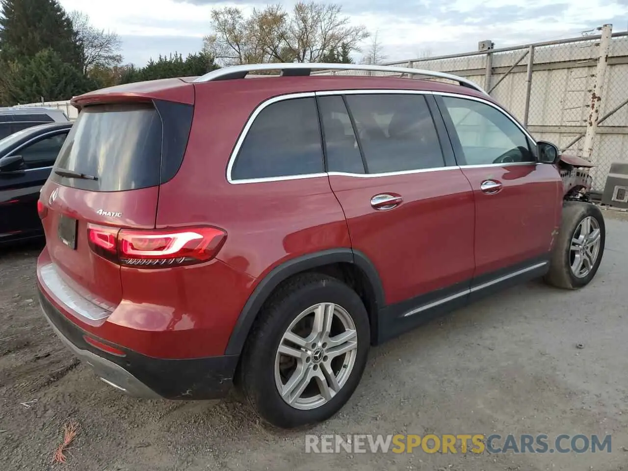 3 fotografías del automóvil dañado W1N4M4HB2LW028492 MERCEDES-BENZ GLB-CLASS 2020