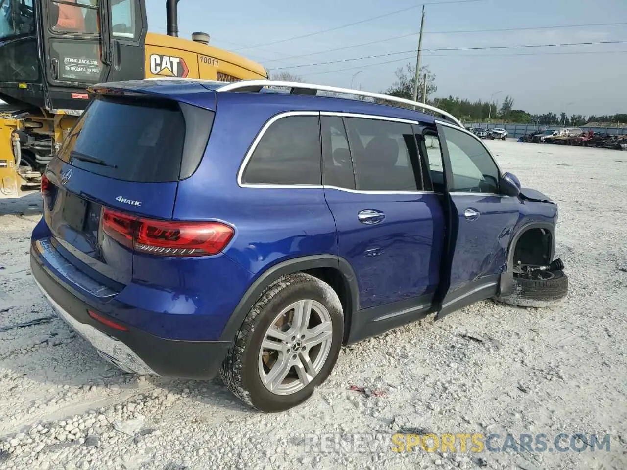 3 fotografías del automóvil dañado W1N4M4HB4LW030583 MERCEDES-BENZ GLB-CLASS 2020