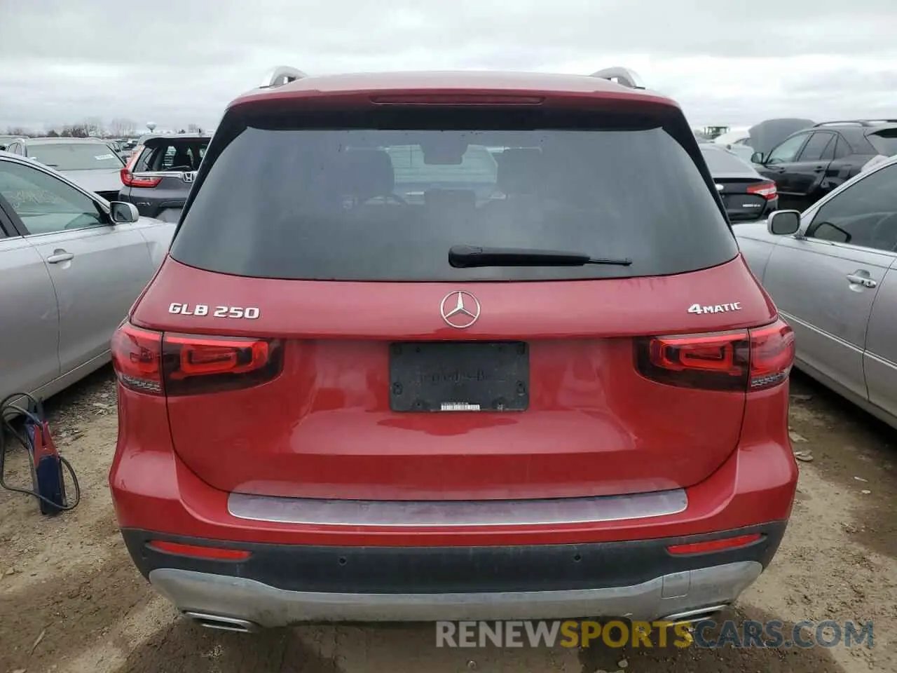 6 fotografías del automóvil dañado W1N4M4HB6LW029189 MERCEDES-BENZ GLB-CLASS 2020