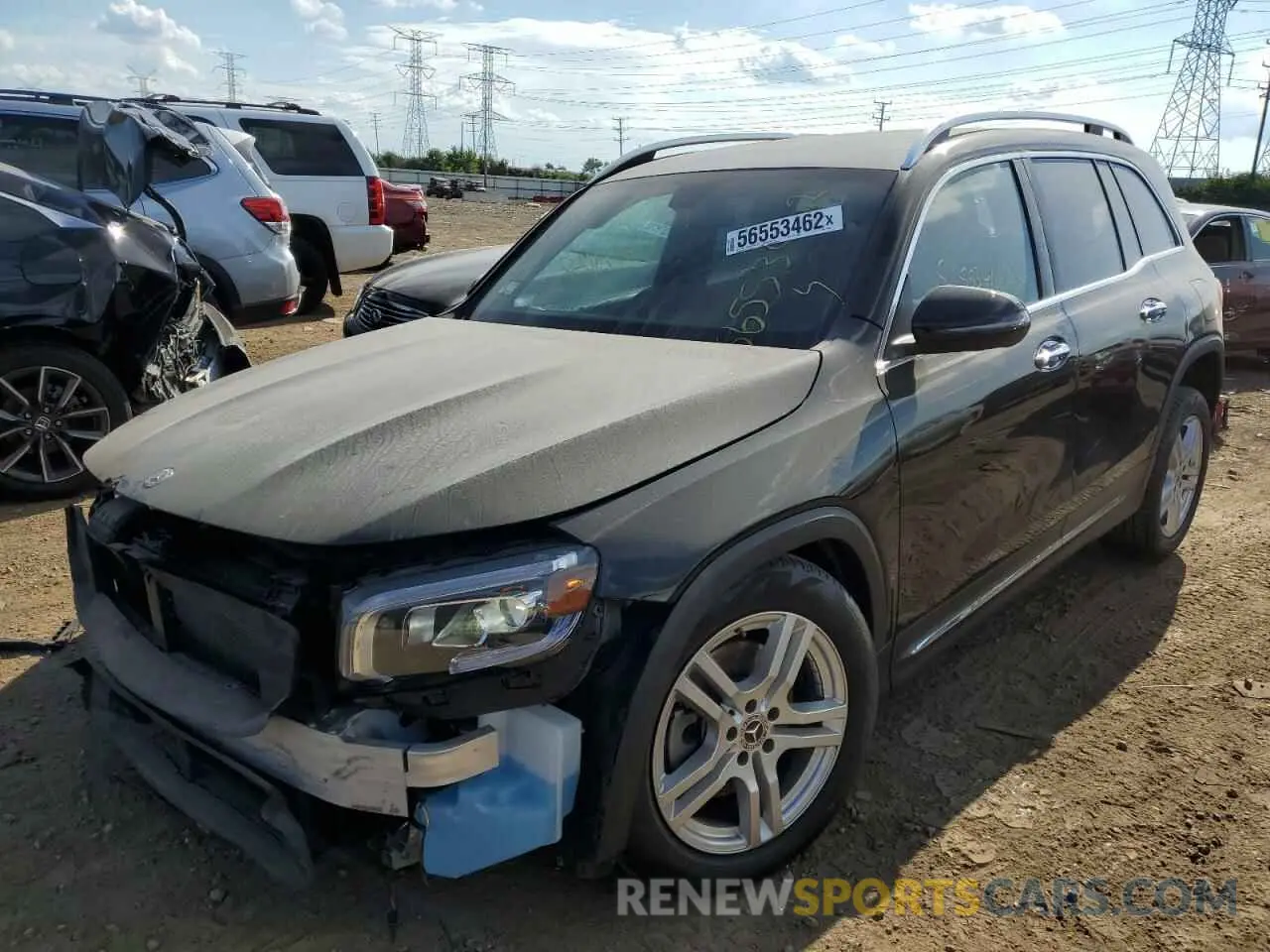 2 fotografías del automóvil dañado W1N4M4HB8LW028819 MERCEDES-BENZ GLB-CLASS 2020