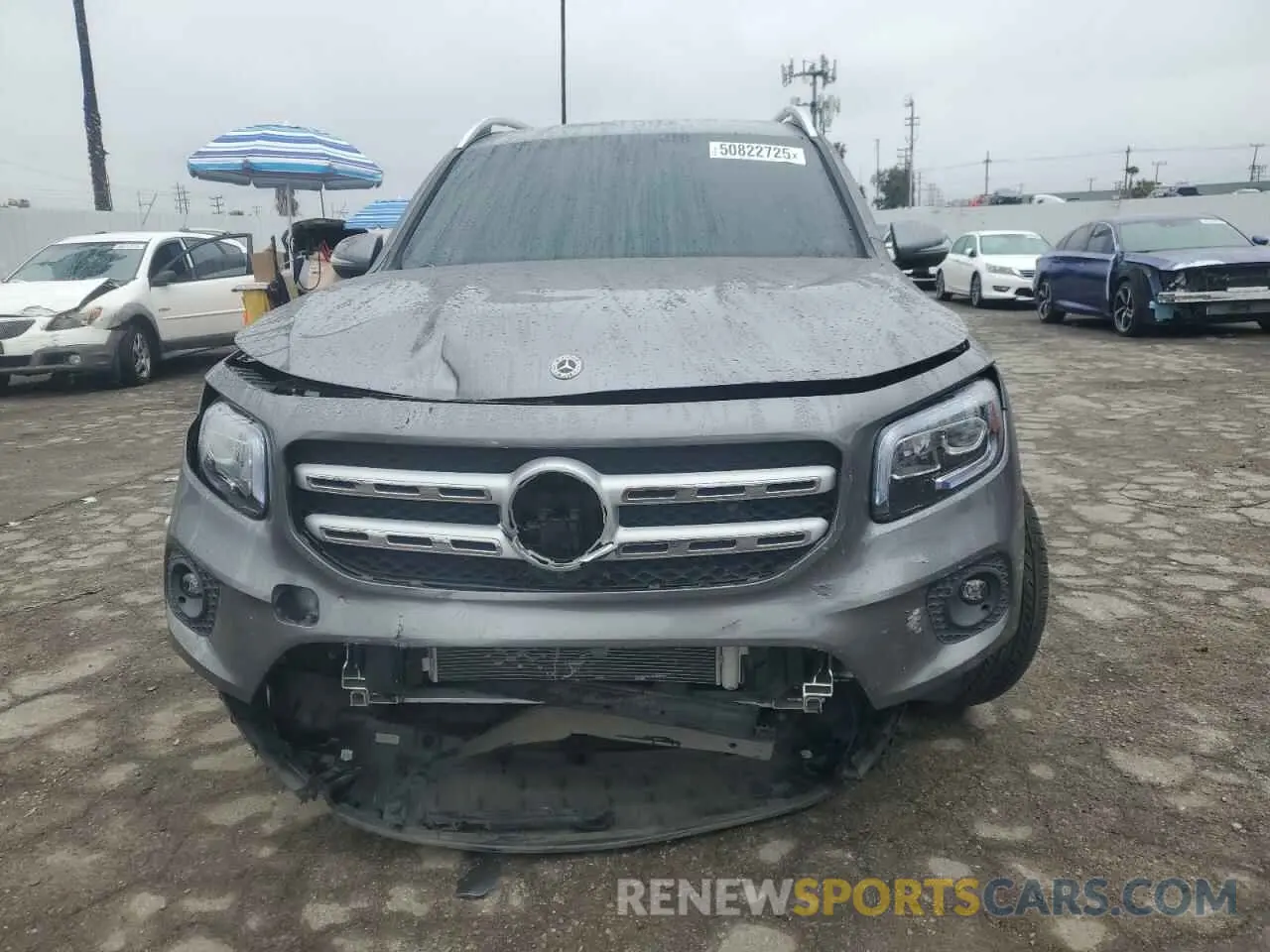 5 fotografías del automóvil dañado W1N4M4GB0MW158032 MERCEDES-BENZ GLB-CLASS 2021