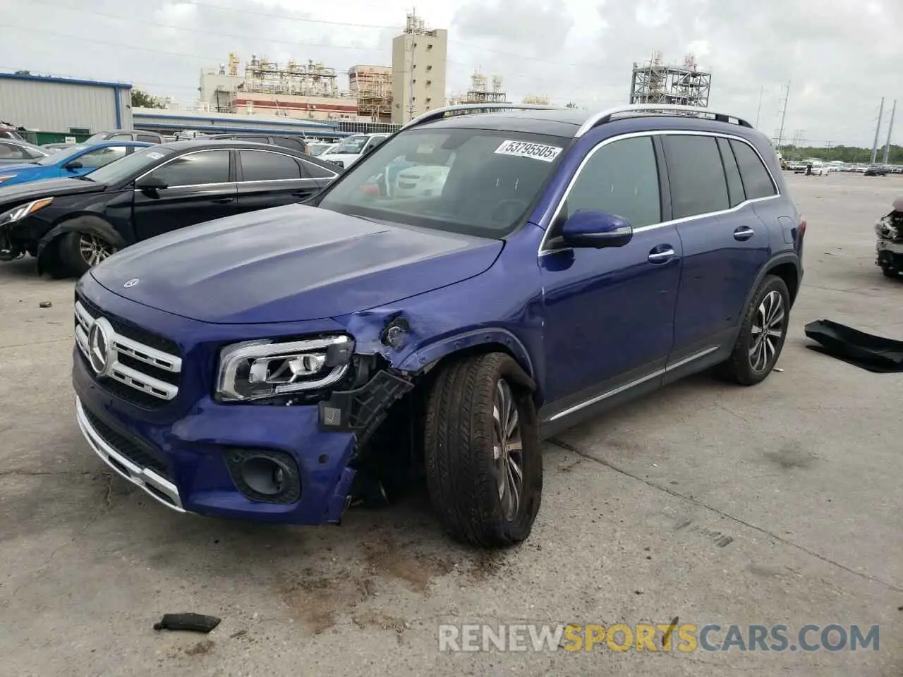 1 fotografías del automóvil dañado W1N4M4GB4MW155022 MERCEDES-BENZ GLB-CLASS 2021