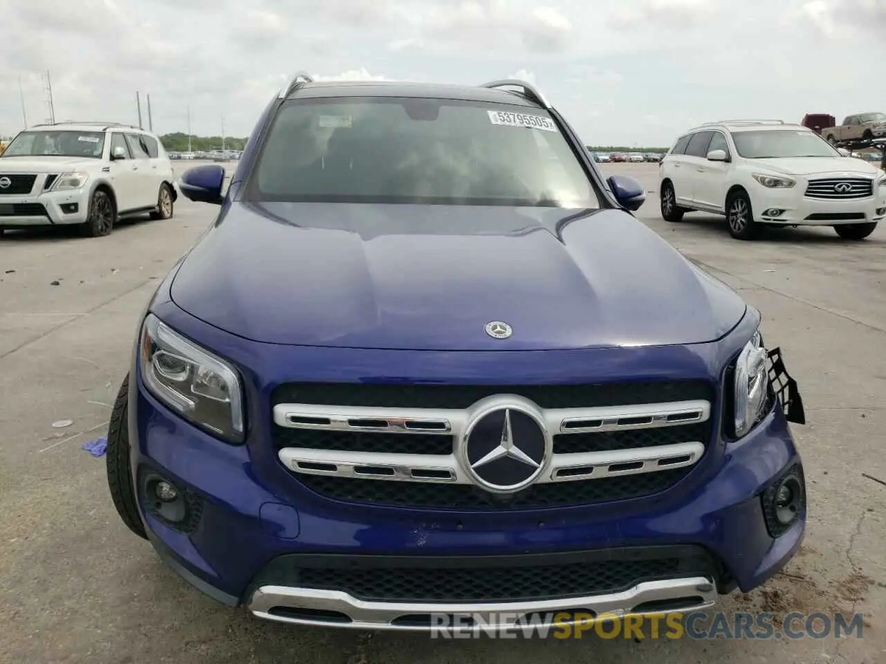 5 fotografías del automóvil dañado W1N4M4GB4MW155022 MERCEDES-BENZ GLB-CLASS 2021
