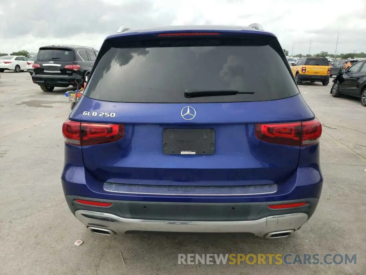 6 fotografías del automóvil dañado W1N4M4GB4MW155022 MERCEDES-BENZ GLB-CLASS 2021