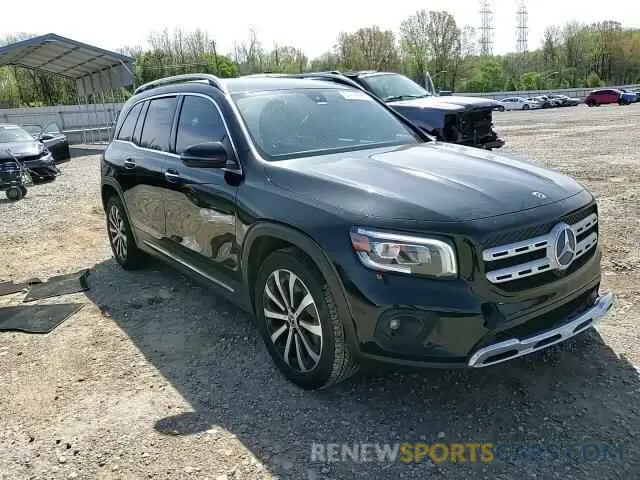 11 fotografías del automóvil dañado W1N4M4GB5MW078662 MERCEDES-BENZ GLB-CLASS 2021