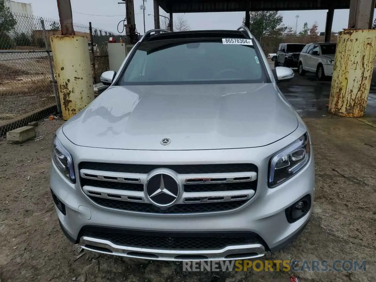 5 fotografías del automóvil dañado W1N4M4GB6MW095275 MERCEDES-BENZ GLB-CLASS 2021