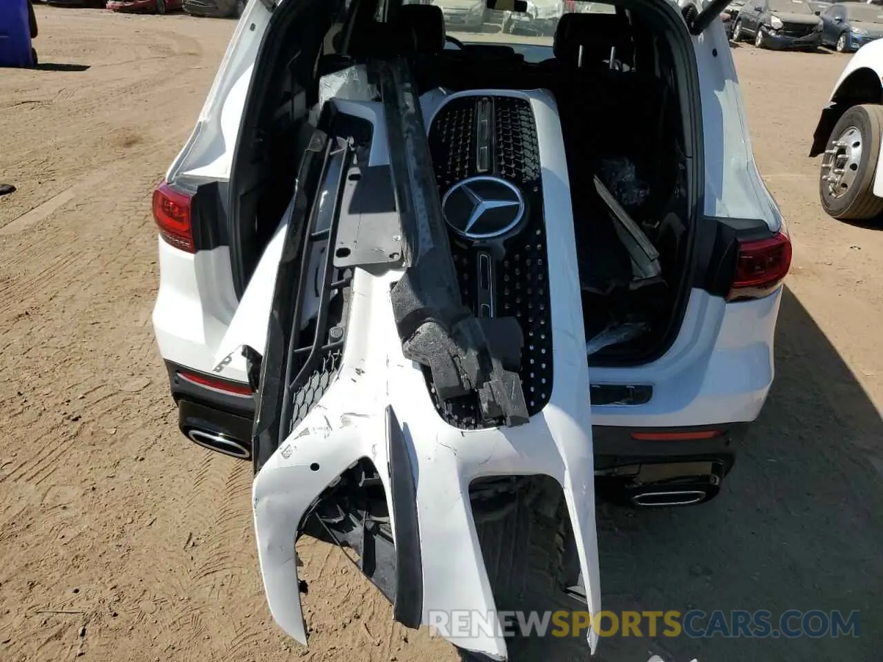 12 fotografías del automóvil dañado W1N4M4GB6MW107859 MERCEDES-BENZ GLB-CLASS 2021