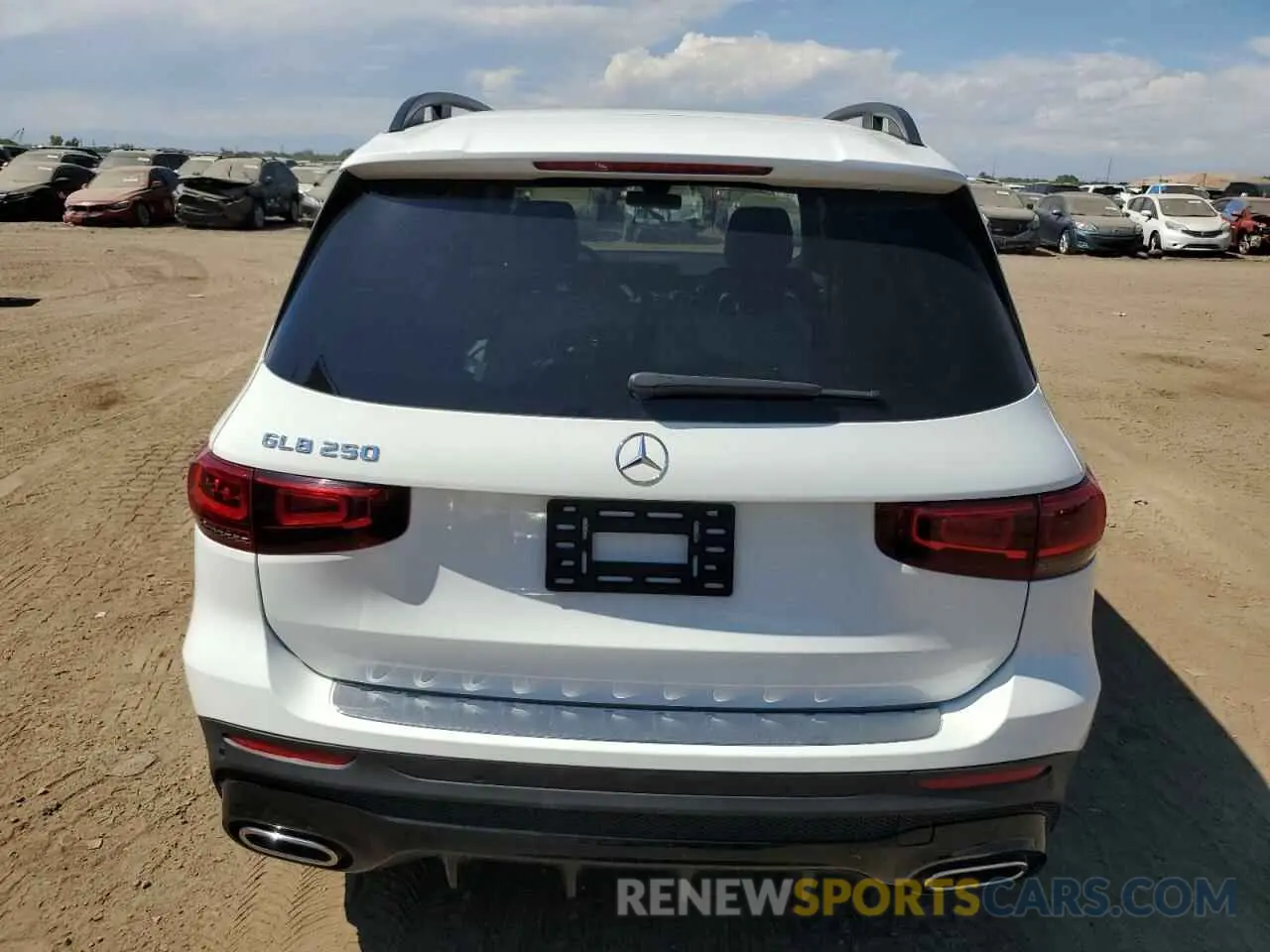 6 fotografías del automóvil dañado W1N4M4GB6MW107859 MERCEDES-BENZ GLB-CLASS 2021