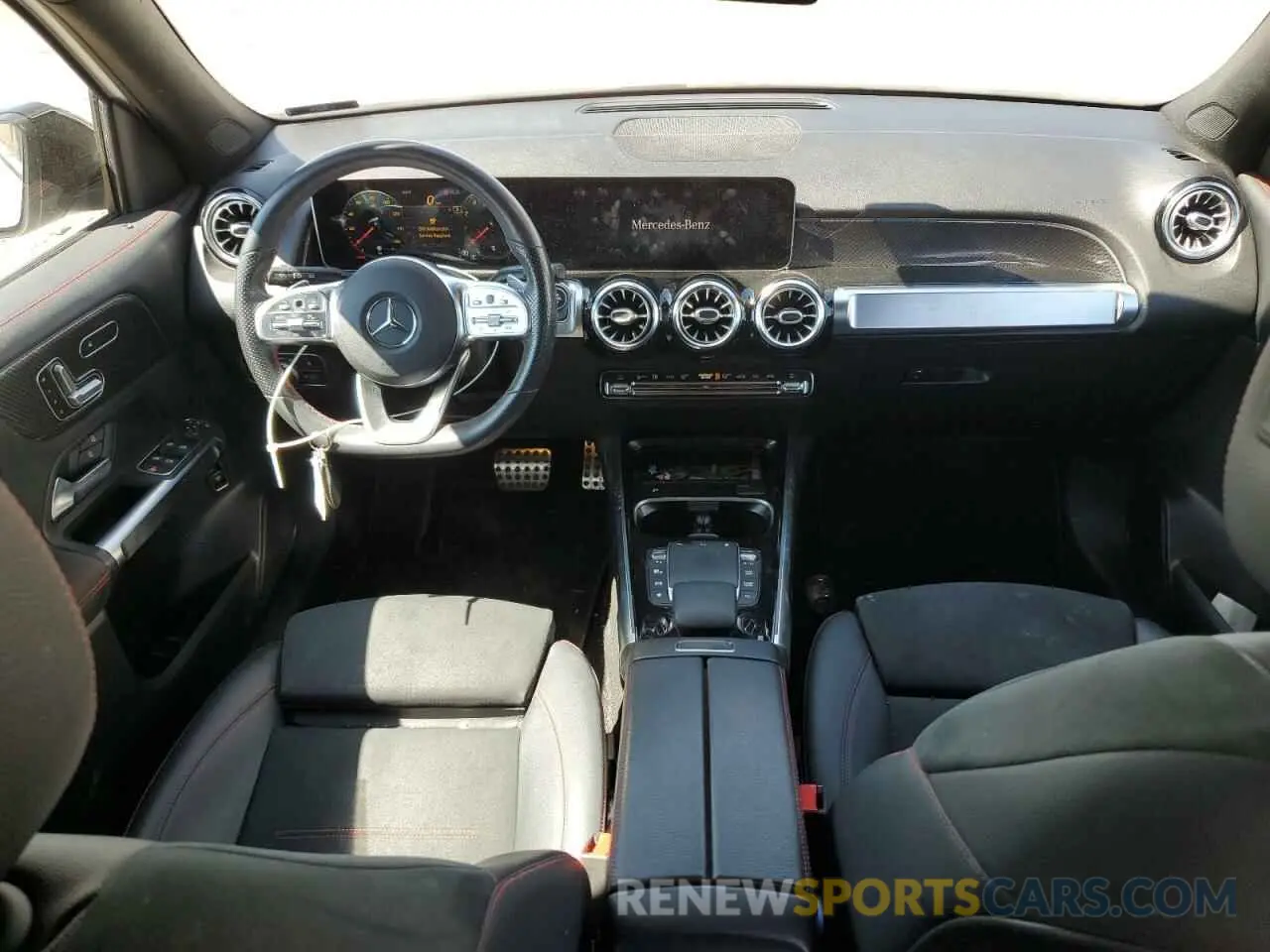 8 fotografías del automóvil dañado W1N4M4GB6MW107859 MERCEDES-BENZ GLB-CLASS 2021