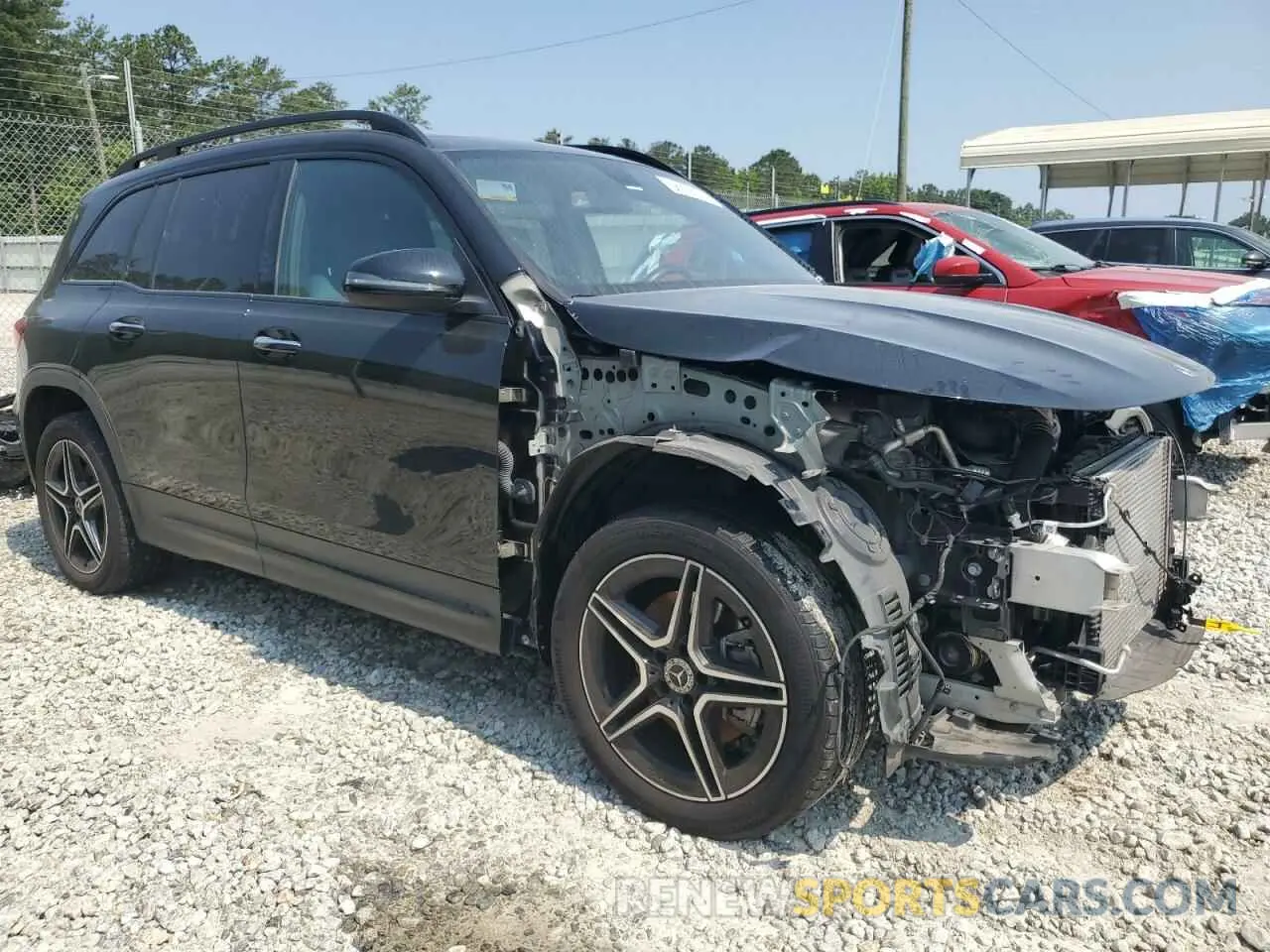 4 fotografías del automóvil dañado W1N4M4GB8MW090692 MERCEDES-BENZ GLB-CLASS 2021