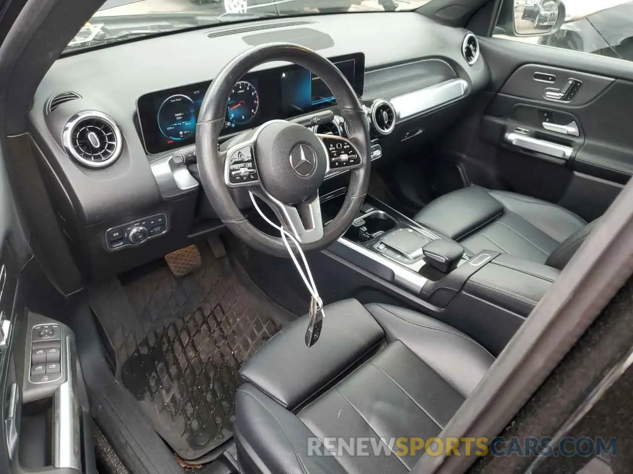 8 fotografías del automóvil dañado W1N4M4HB0MW106351 MERCEDES-BENZ GLB-CLASS 2021