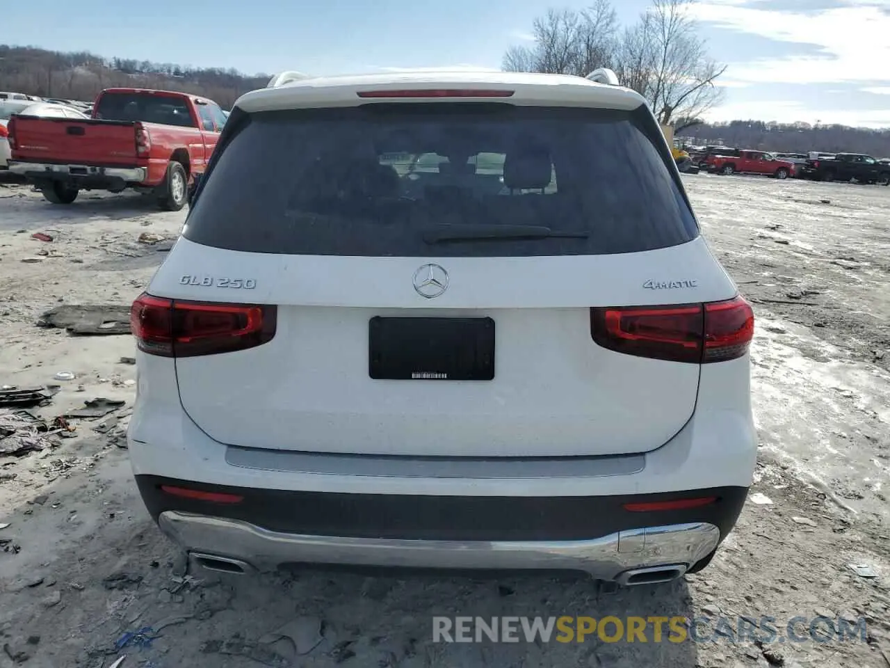 6 fotografías del automóvil dañado W1N4M4HB0MW136501 MERCEDES-BENZ GLB-CLASS 2021