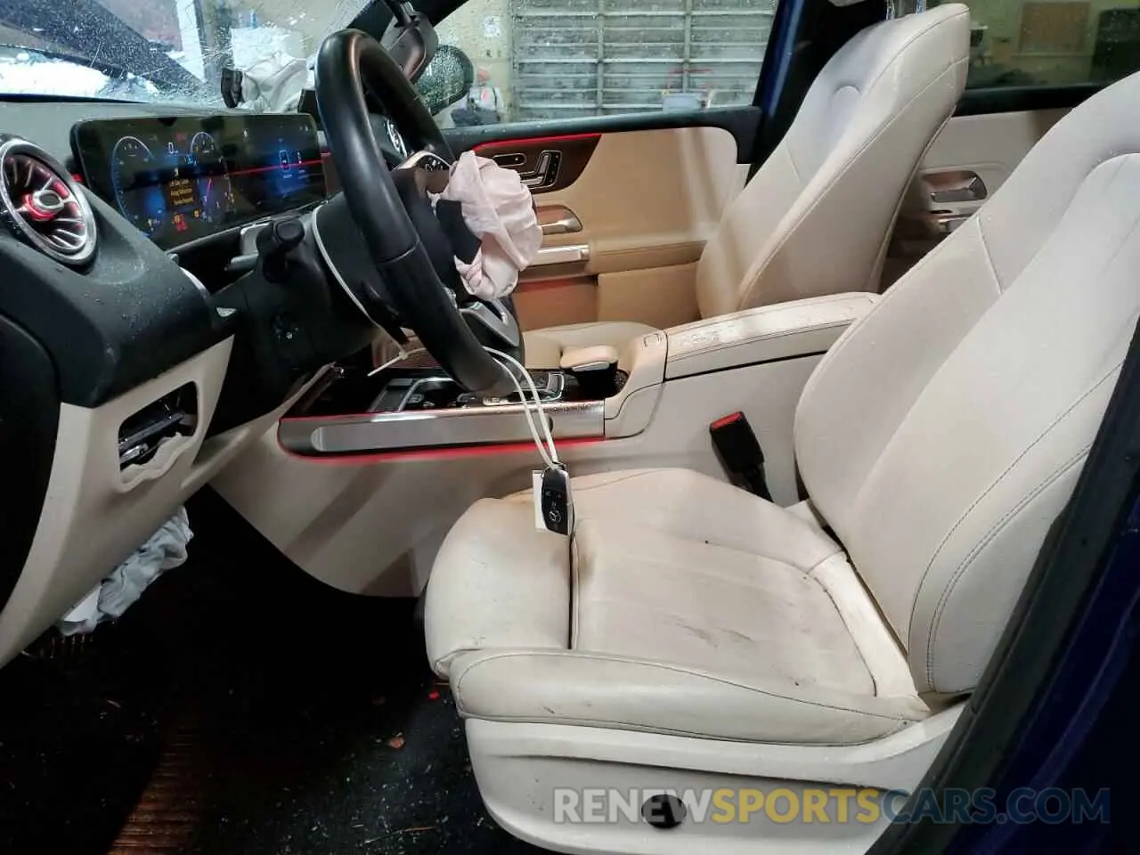 7 fotografías del automóvil dañado W1N4M4HB3MW066850 MERCEDES-BENZ GLB-CLASS 2021