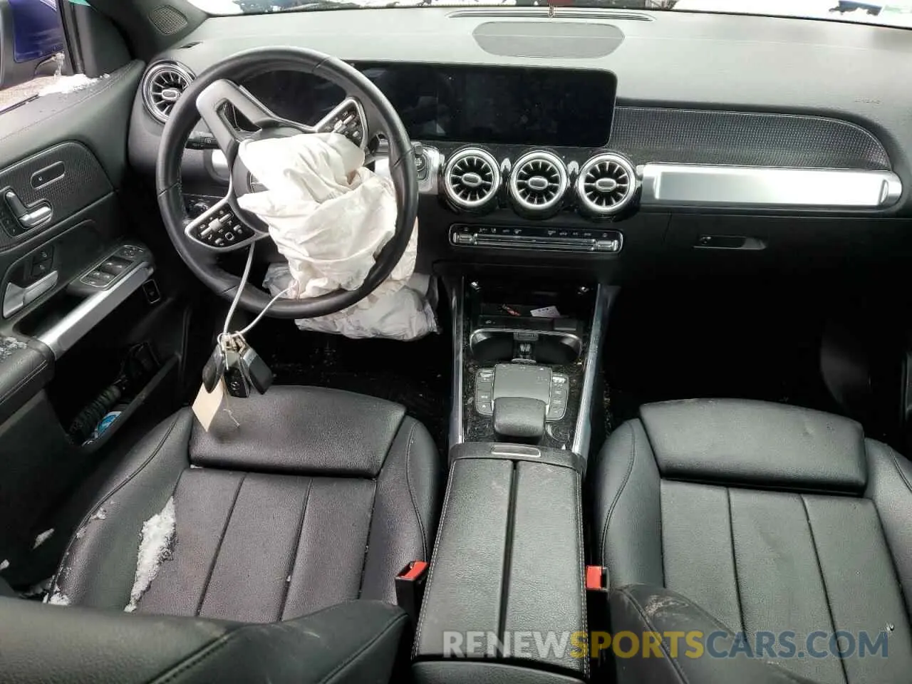 8 fotografías del automóvil dañado W1N4M4HB3MW116176 MERCEDES-BENZ GLB-CLASS 2021