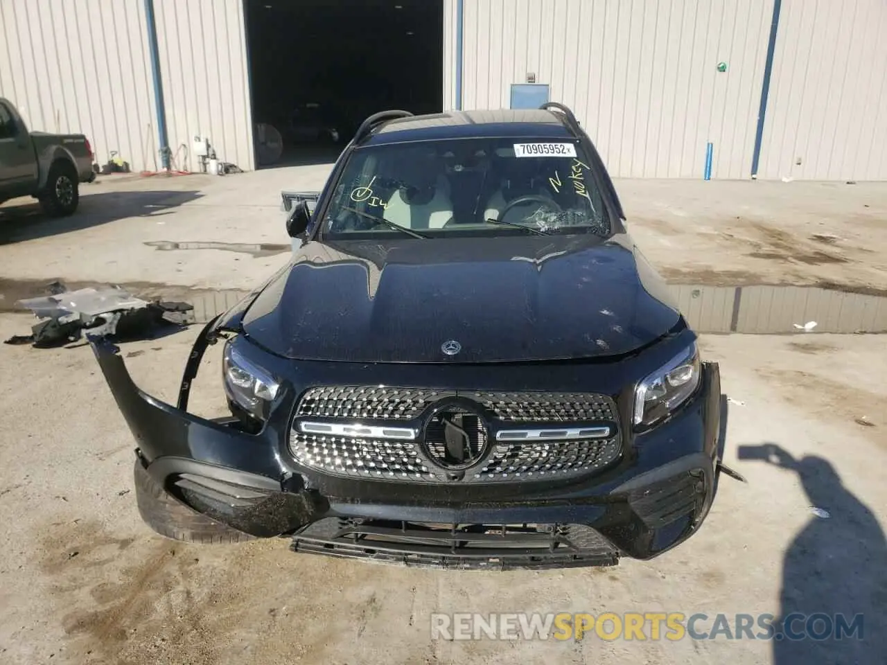 5 fotografías del automóvil dañado W1N4M4HB4MW078232 MERCEDES-BENZ GLB-CLASS 2021