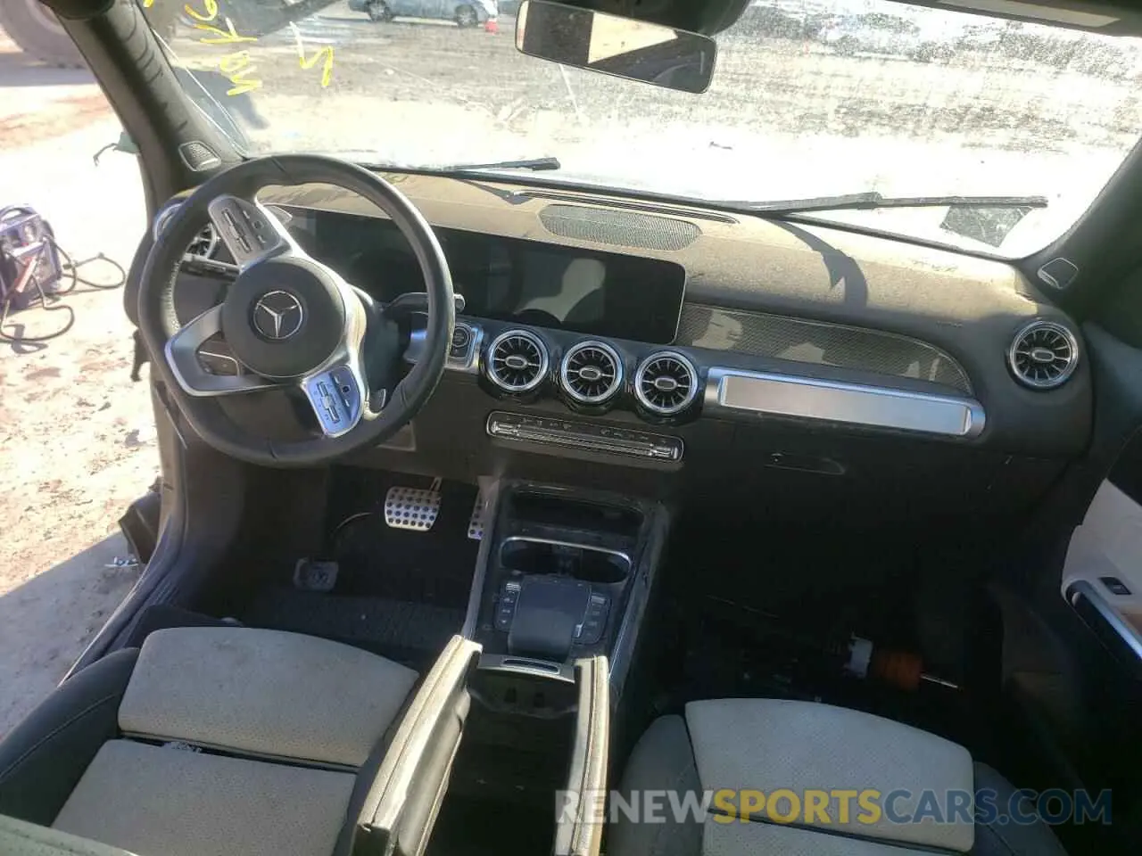 8 fotografías del automóvil dañado W1N4M4HB4MW078232 MERCEDES-BENZ GLB-CLASS 2021