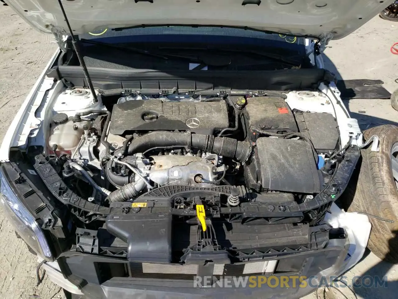 7 fotografías del automóvil dañado W1N4M4HB4MW142897 MERCEDES-BENZ GLB-CLASS 2021