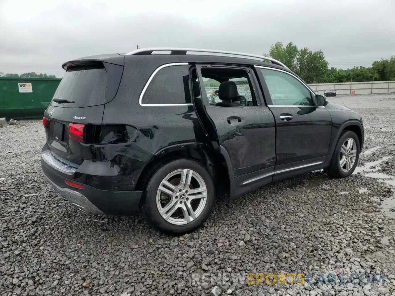 3 fotografías del automóvil dañado W1N4M4HB5MW100979 MERCEDES-BENZ GLB-CLASS 2021