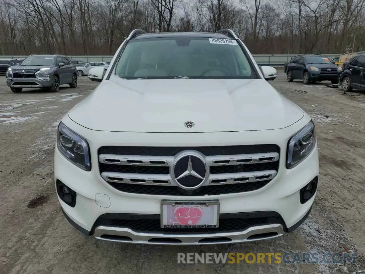 5 fotografías del automóvil dañado W1N4M4HB6MW093511 MERCEDES-BENZ GLB-CLASS 2021