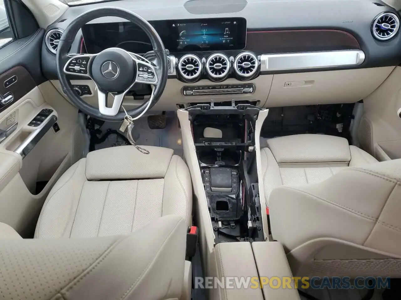 8 fotografías del automóvil dañado W1N4M4HB6MW093511 MERCEDES-BENZ GLB-CLASS 2021