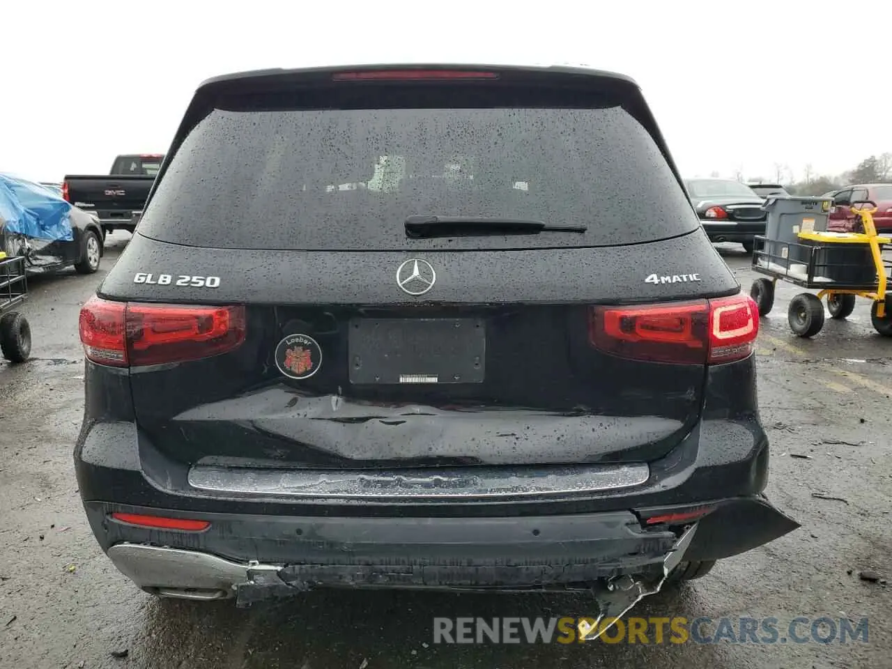 6 fotografías del automóvil dañado W1N4M4HB7MW084798 MERCEDES-BENZ GLB-CLASS 2021
