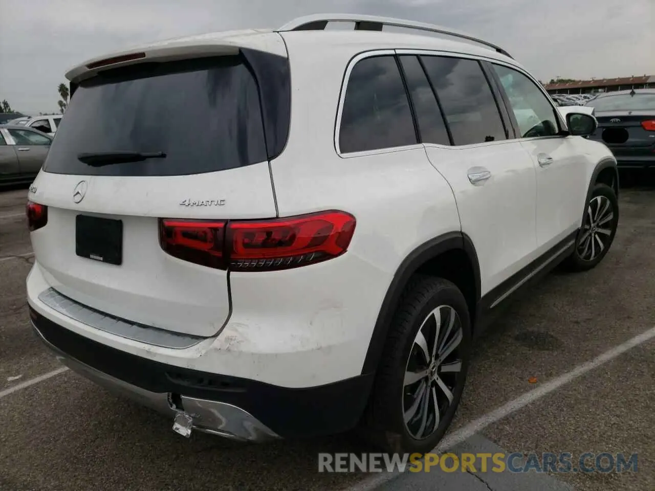 4 fotografías del automóvil dañado W1N4M4HB7MW105469 MERCEDES-BENZ GLB-CLASS 2021