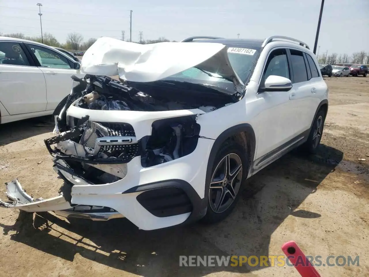 2 fotografías del automóvil dañado W1N4M4HB9MW148520 MERCEDES-BENZ GLB-CLASS 2021