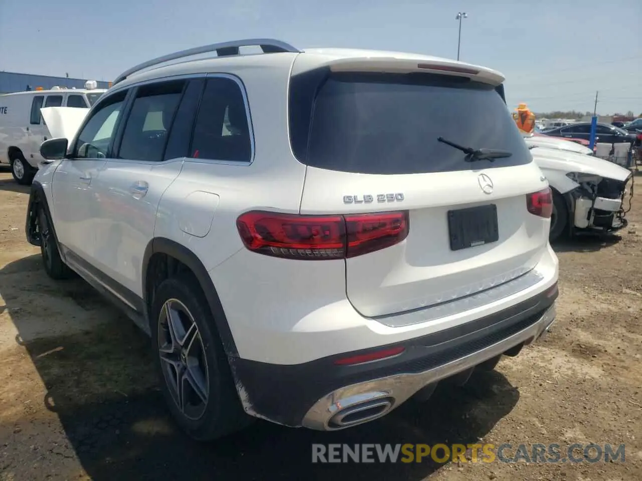 3 fotografías del automóvil dañado W1N4M4HB9MW148520 MERCEDES-BENZ GLB-CLASS 2021