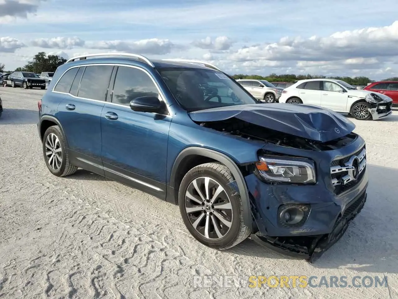4 fotografías del automóvil dañado W1N4M4GB1NW232317 MERCEDES-BENZ GLB-CLASS 2022