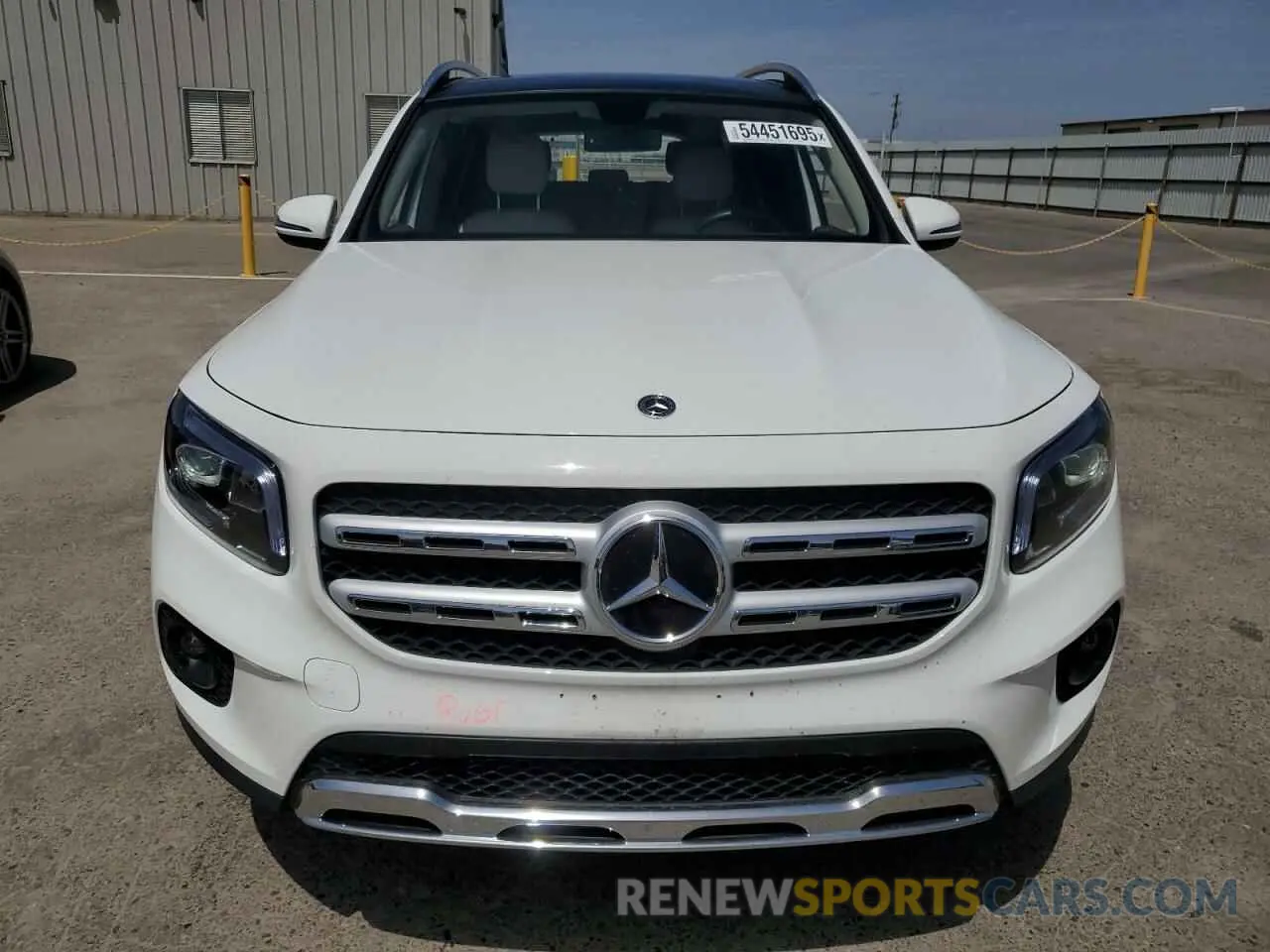 5 fotografías del automóvil dañado W1N4M4GB6NW194311 MERCEDES-BENZ GLB-CLASS 2022
