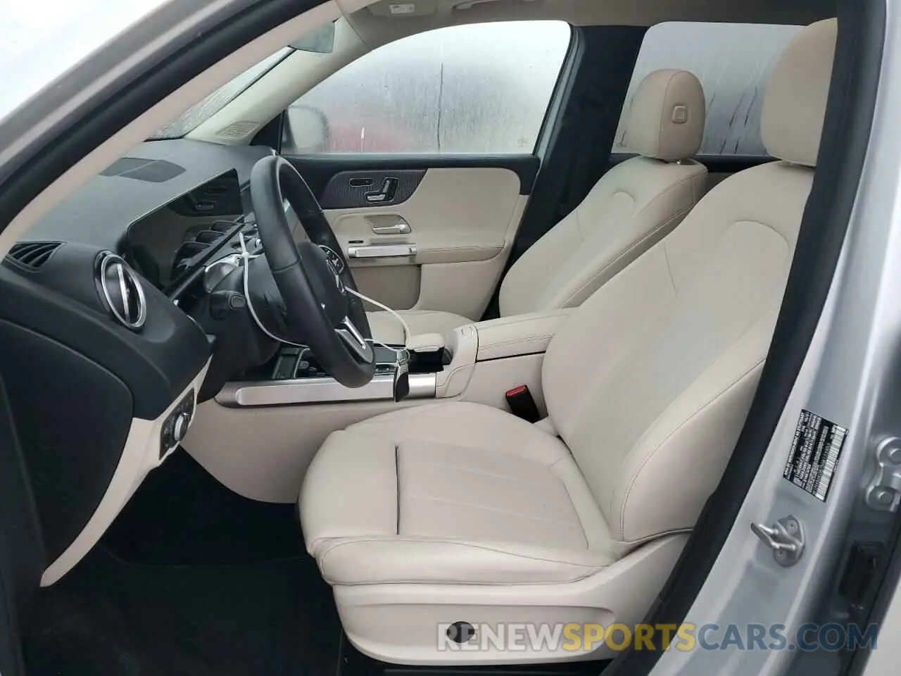 7 fotografías del automóvil dañado W1N4M4GB7NW173953 MERCEDES-BENZ GLB-CLASS 2022