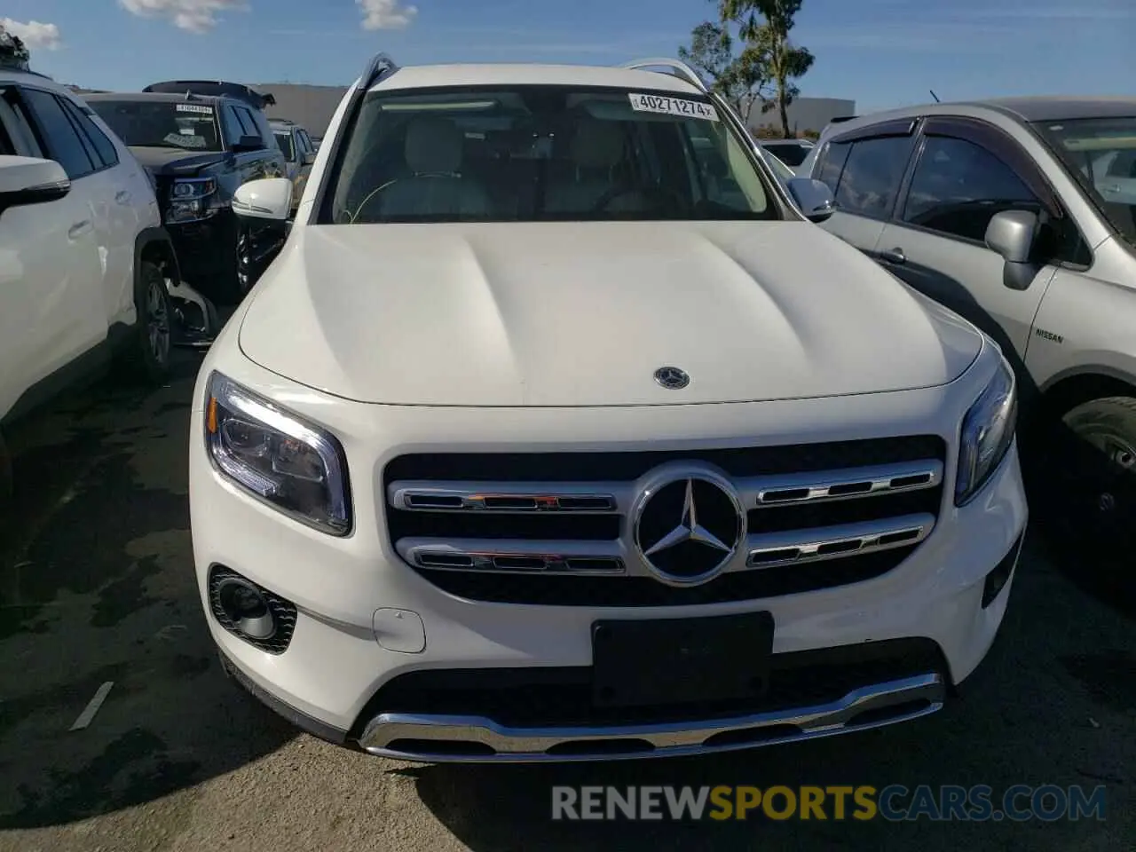 5 fotografías del automóvil dañado W1N4M4HB1NW199821 MERCEDES-BENZ GLB-CLASS 2022