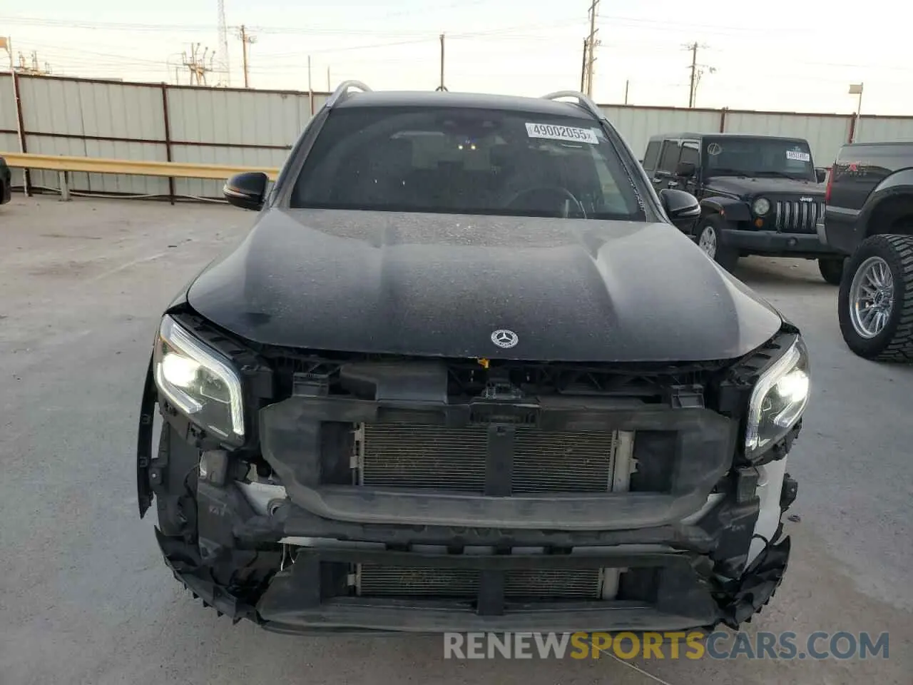 5 fotografías del automóvil dañado W1N4M4HB3NW249201 MERCEDES-BENZ GLB-CLASS 2022