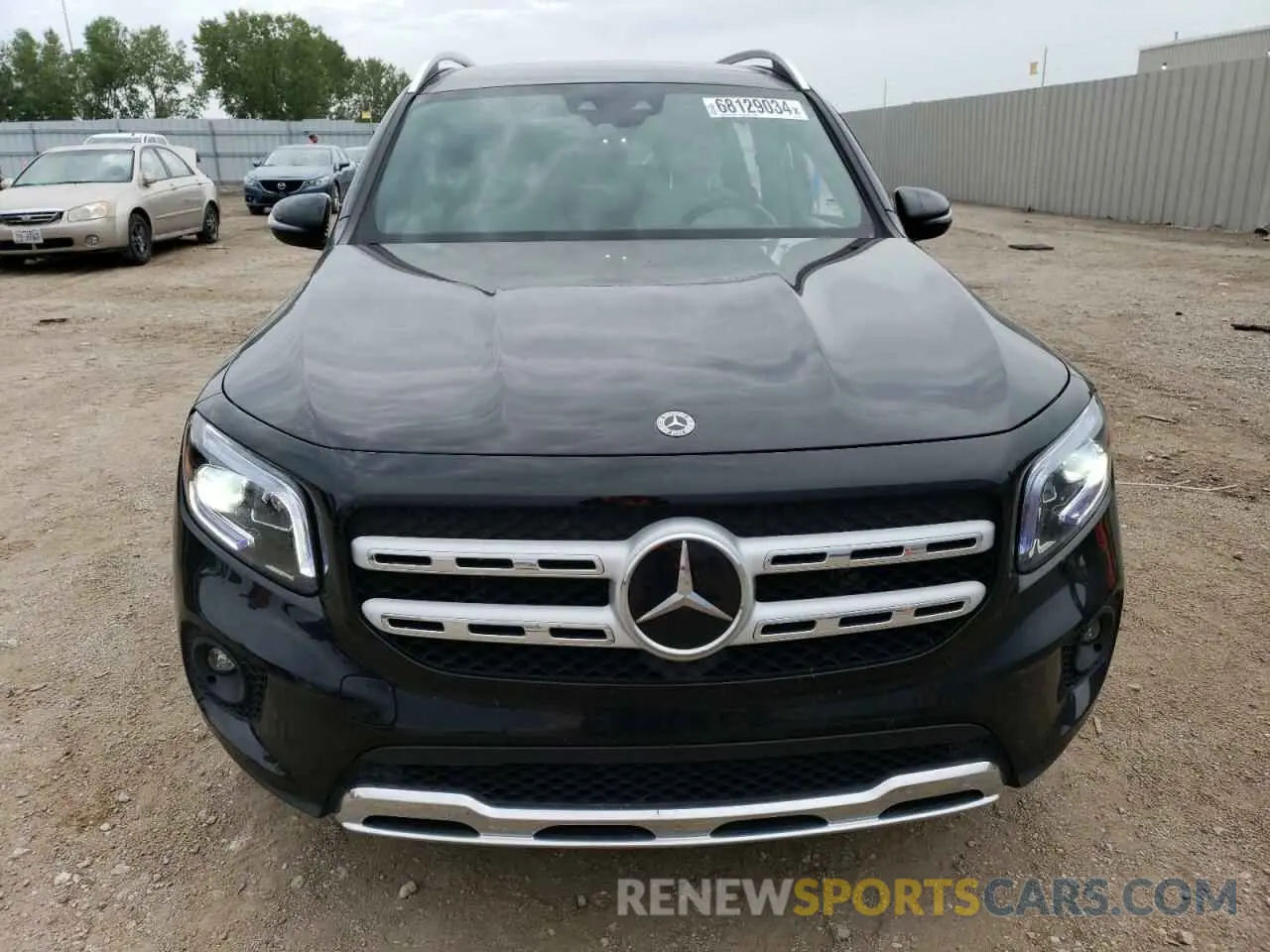 5 fotografías del automóvil dañado W1N4M4HB4NW180647 MERCEDES-BENZ GLB-CLASS 2022