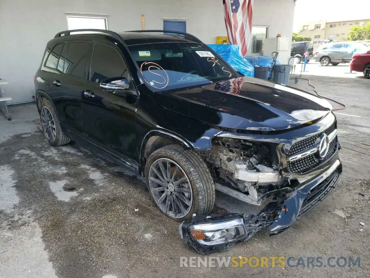 1 fotografías del automóvil dañado W1N4M4HB4NW184343 MERCEDES-BENZ GLB-CLASS 2022
