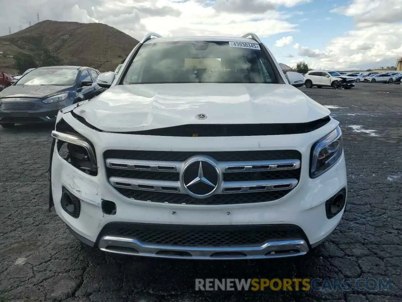 5 fotografías del automóvil dañado W1N4M4HB4NW246193 MERCEDES-BENZ GLB-CLASS 2022