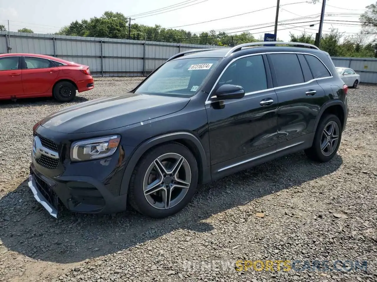1 fotografías del automóvil dañado W1N4M4HB6NW242422 MERCEDES-BENZ GLB-CLASS 2022