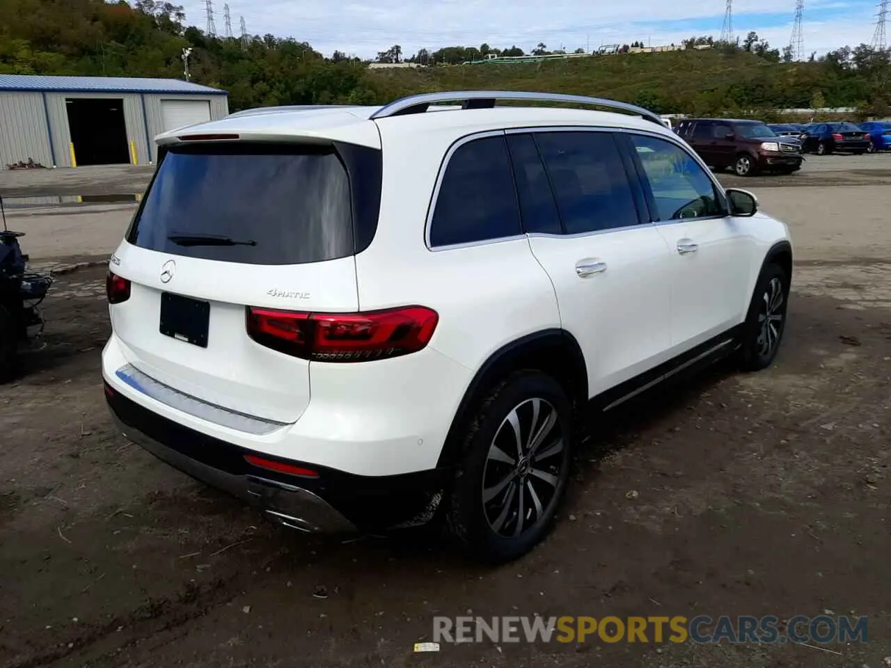 4 fotografías del automóvil dañado W1N4M4HB6NW255087 MERCEDES-BENZ GLB-CLASS 2022