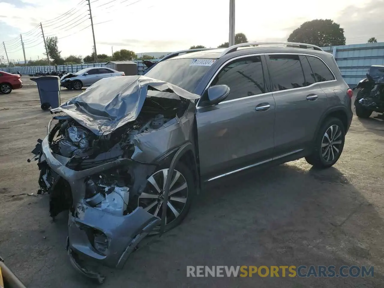 1 fotografías del automóvil dañado W1N4M4HBXNW251494 MERCEDES-BENZ GLB-CLASS 2022