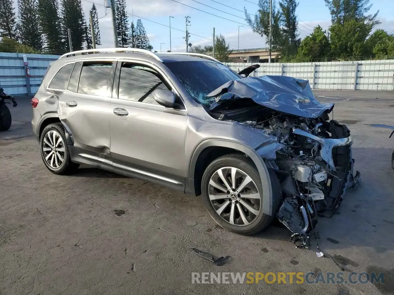 4 fotografías del automóvil dañado W1N4M4HBXNW251494 MERCEDES-BENZ GLB-CLASS 2022