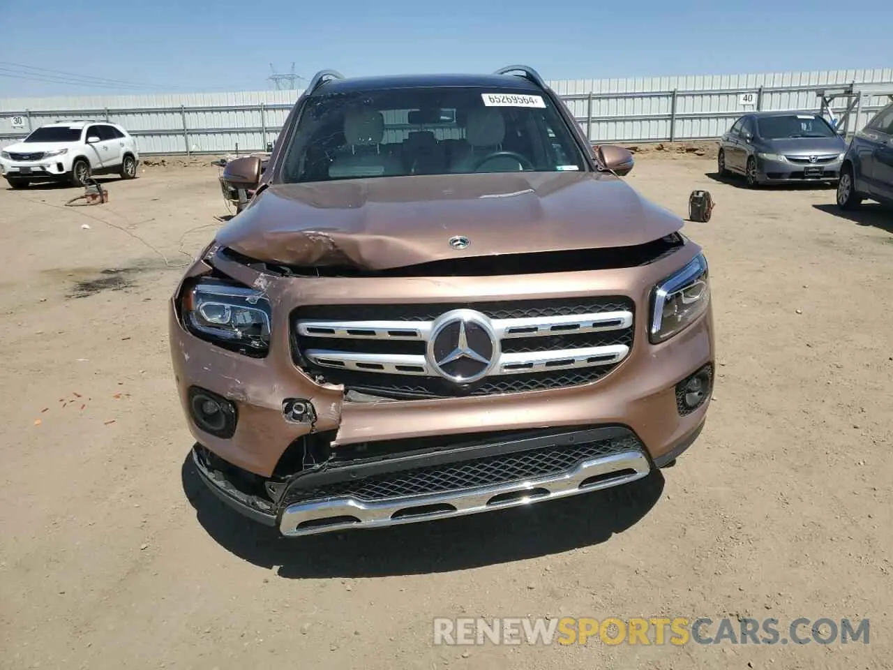 5 fotografías del automóvil dañado W1N4M4GB0PW317913 MERCEDES-BENZ GLB-CLASS 2023
