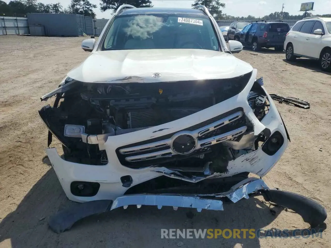 5 fotografías del automóvil dañado W1N4M4GB5PW261290 MERCEDES-BENZ GLB-CLASS 2023