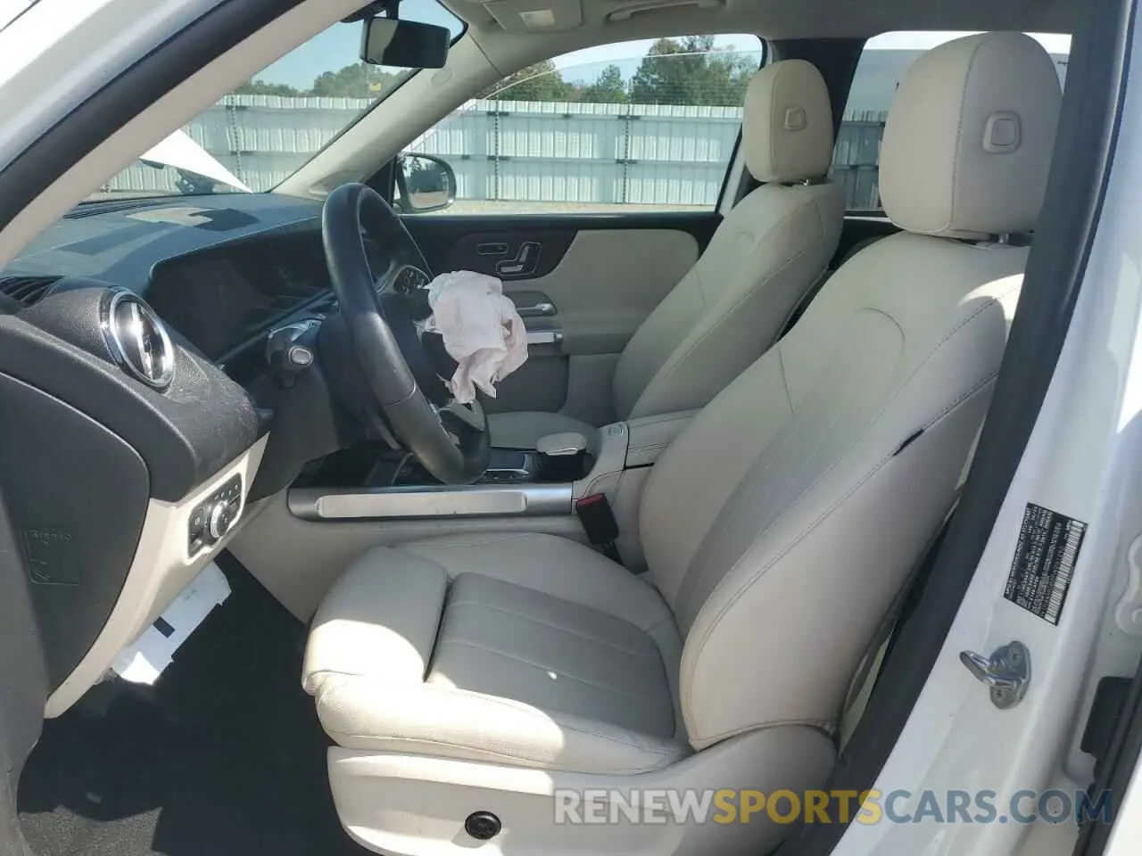 7 fotografías del automóvil dañado W1N4M4GB5PW261290 MERCEDES-BENZ GLB-CLASS 2023